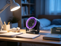 Mini ventilateur rechargeable 3600mAh, portable, à poser sur le bureau ou à fixer au mur, petit ventilateur électrique, charge USB, silencieux, pour la maison et le bureau