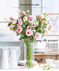 <span class=keywords><strong>Vaso</strong></span> in Vetro Cilindrico di Cristallo Moderno e Fatto a Mano, Bestseller per Decorazione Casa, Ufficio e Matrimoni, Tradizionale e Artistico - Product Image 5