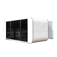 Maisonnette Modulaire Écologique Portable en Panneaux Sandwich Traditionnels et Maison Extensible