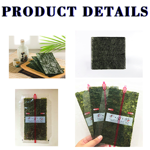 Folhas de Alga Marinha Nori Seca Para Sushi e Arroz / Nori Para Onigiri / Nori Para Temaki 1 Folha - Product Image 2