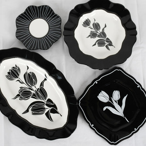Service de vaisselle en porcelaine écologique, assiettes en céramique pour mariages et occasions spéciales - Product Image 3