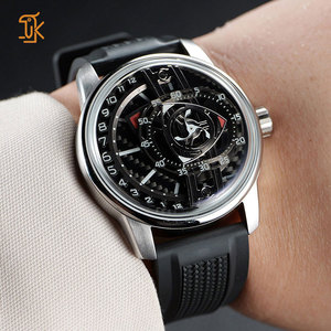 Relojes de Lujo con Esfera de Fibra de Carbono, Mecánicos, Automáticos, con Horas Retrogradas, Caja de Acero Inoxidable, Logotipo Personalizado, Fabricantes - Product Image 4