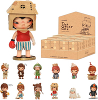 Figuras de caja ciega POPMART Hirono the Other, cajas aleatorias, juguetes para decoración moderna del hogar, juego de juguetes coleccionables para Accesorios de escritorio