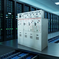 Armoire de distribution extérieure anti-explosion moyenne puissance AC 200A en aluminium, panneau de commande haute/basse tension 10kV, IP67, biométrique