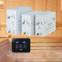 Generador de Vapor Eléctrico con Panel de Control Inteligente WiFi y Control por Aplicación Stepon para Cuarto de Ducha, Generador de Vapor de 9kw