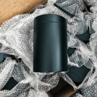 Conteneur de stockage de thé de luxe de qualité alimentaire, grande boîte en métal pour matcha vert, emballage personnalisé pour suppléments protéinés, boîtes métalliques avec cuillère