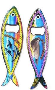 Planche de surf. Souvenir <span class=keywords><strong>Espagnol</strong></span> Aimant De Réfrigérateur. Souvenir en forme de poisson - Product Image 5