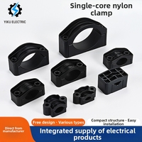 Serre-câble simple K160/230 en nylon, attache-câble monobrin, support PA66, fixation pour câble électrique