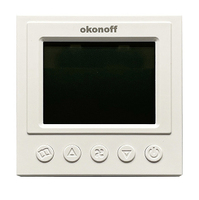 Pengontrol Suhu Termostat Unit Kipas Koil FCU (Fan Coil Unit) AC Digital Sentral