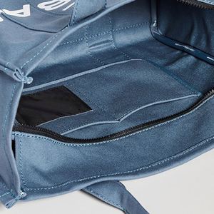 Sac fourre-tout zippé personnalisé pour femme, grande taille, en toile de coton durable, broderie DIY, portable, pour la plage, printemps, été, automne - Product Image 4