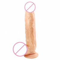 12 pouces PVC doux réaliste épais énorme gode jouet coloré cristal grosse bite sexe Masturbation hommes femmes 30Cm réaliste épais adulte
