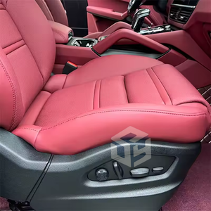 Cubierta de cuero Real para Porsche Macan 2014 - 2023 accesorios de coche modificación <span class=keywords><strong>Interior</strong></span> Kit tapicería de alta calidad - Product Image 3