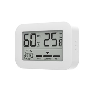 Medidor digital de temperatura y humedad interior con pantalla LCD grande para el hogar, habitación del bebé, funciona con pilas, cuerpo de plástico - Product Image 2