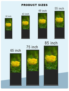 Qtenboard 43 inch kỹ thuật số tương tác cảm ứng hiển thị quảng cáo media player Totem dọc <span class=keywords><strong>LCD</strong></span> signage hiển thị Máy nghe nhạc Totem - Product Image 5