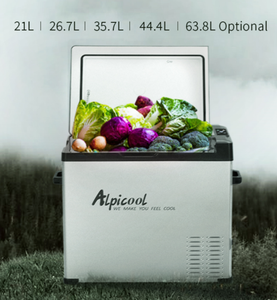 Refrigerador Portátil de 12V CC con Compresor, Nevera de 30L para Caravana, <span class=keywords><strong>Camping</strong></span>, Refrigerador Eléctrico para Exteriores - Product Image 6
