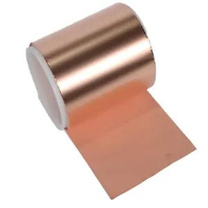 Laminado de cobre puro grosso 10um, folha de cobre negativa para materiais de bateria
