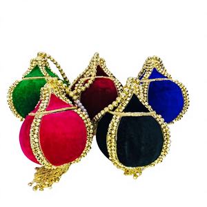 Bolso de Mano Craftstages Hecho a Mano con Diseño de Corazón Metálico y Perlas, Forro de Satén, Cierre de Solapa, Multifuncional, Capacidad de 1-1.9L, para Bodas - Product Image 1