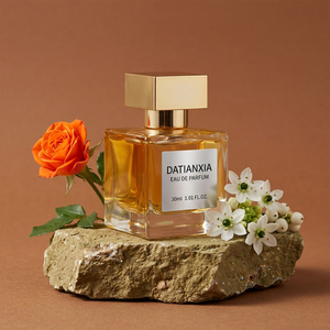 Envases de Perfume de Lujo Vacíos Personalizados de Fábrica, Botellas de Perfume Cuadradas de Vidrio de Fondo Grueso de 30 ml con Tapas de Madera - Product Image 3