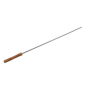 Spring-handled Skewers Carbon Steel Electroplated Durable Cooking BBQ Tools - Product Image 5