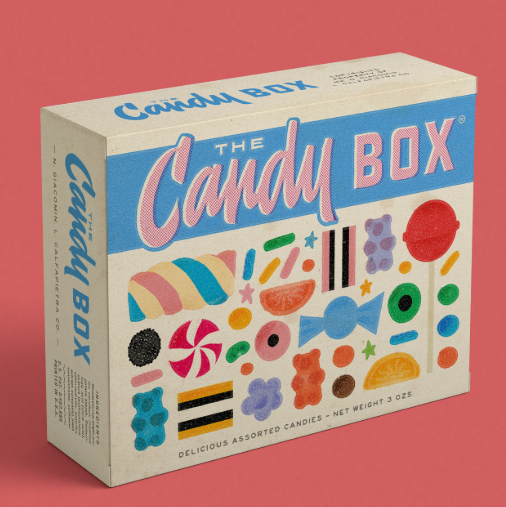Customized Foldable Luxury Candy Chewing Gum Boxes Embossing Art Paper Logo Printing Sponge Lining Eco-Friendly Self Erecting