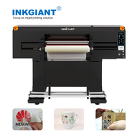 INKGIANT BF-60E3-UV-G Printer UV DTF Digital Otomatis 60cm 3 Kepala Epson Roll-To-Roll Tinta UV