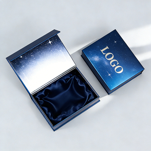 Boîte cadeau en carton rigide écologique haut de gamme avec logo personnalisé, doublure en éponge, design gaufré, fermeture magnétique pour emballage cosmétique - Product Image 2