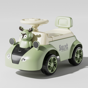 <span class=keywords><strong>Triciclo</strong></span> deslizante antideslizante de 3 a 6 años para niños Bicicleta giratoria de empuje manual con cuatro ruedas para jugar al aire libre - Product Image 5