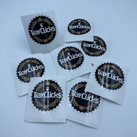 Stiker Segel Kemasan Produk Kotak Hadiah Anti Debu Anti Noda, Berbagai Ukuran Bentuk Teks Tanpa Jejak, Dapat Dilepas, Logo Stiker Kotak Pengiriman