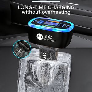 อะแดปเตอร์ชาร์จโทรศัพท์ในรถยนต์ USB-C QC3.0 5V/3A ชาร์จเร็วพิเศษหลายพอร์ตสำหรับโทรศัพท์ทุกรุ่น - Product Image 4