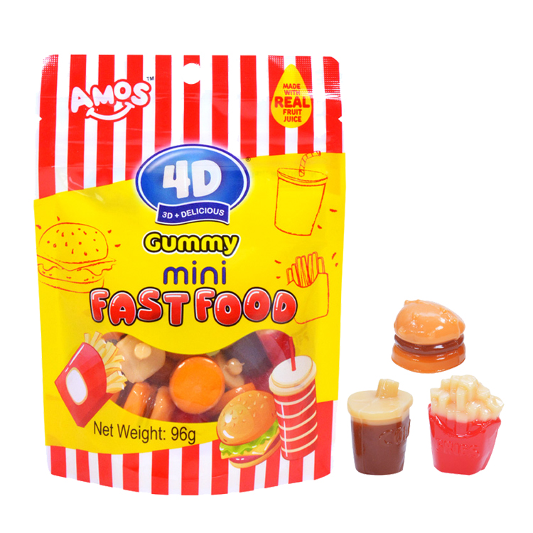 Hamburger Jelly Candy Sweet Treats Made to Look Like Burgers