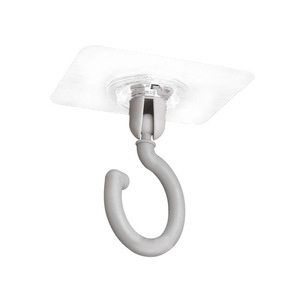 Ceiling Wall <b>Hooks</b> Single <b>Hook</b> <b>Plastic</b> Strong Hanging Kitchen Storage 0-1kg Load Capacity No Drilling Required - Product Image 3