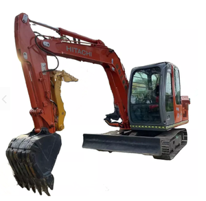 Mini pelle sur chenilles hydraulique HITACHI ZX60 6 tonnes d'occasion de haute qualité avec composants de roulement à noyau à Shanghai - Product Image 1