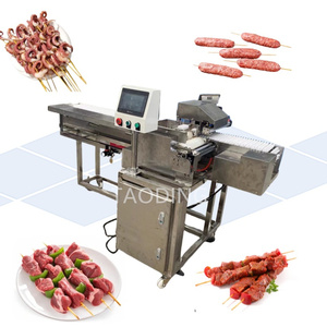 Giá thấp thịt cừu xiên mặc chuỗi Máy Kebab BBQ satay xiên máy hoàn toàn tự động thịt lợn souvlaki xiên máy - Product Image 2