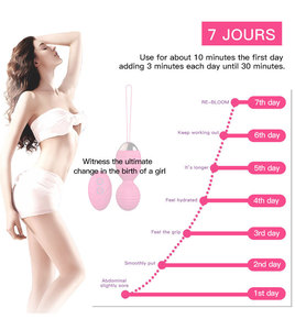 Bola de Ejercicio Kegel Inalámbrica <span class=keywords><strong>MELO</strong></span> con Control Remoto, Resistente al Agua IPX7, Frecuencia Ajustable, para Entrenamiento Íntimo Femenino - Product Image 4