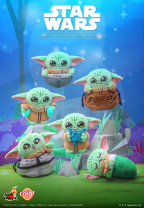 Hot Toys Cosbi pour Grogu Porte-clés en <span class=keywords><strong>peluche</strong></span> PVC 17cm Boîte mystère Mini poupée en <span class=keywords><strong>peluche</strong></span> Figurine d'action - Product Image 6