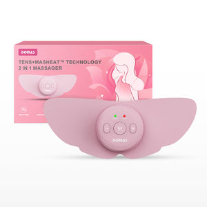 Appareil TENS chauffant et massant par vibration, réutilisable, pour soulager les douleurs menstruelles, avec certification médicale et chargement USB-C - Product Image 1