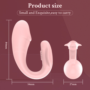 Vibratore Indossabile a Forma di Slip con Telecomando, 10 Frequenze, Stimolazione Clitoridea e del Punto G, Dildo Impermeabile a Lunga Portata con Sensazione Realistica - Product Image 6