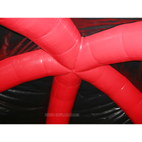 Tente gonflable en forme d'araignée, 3 m, 8m, étanche, portable, avec portes amovibles transparentes de fabrication chinoise