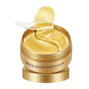 MOOLINSE Patchs Hydrogel Or pour les <span class=keywords><strong>Yeux</strong></span> à l'Avocat et au Collagène, 60 Patchs OEM, Raffermissants et Hydratants pour le <span class=keywords><strong>Contour</strong></span> des <span class=keywords><strong>Yeux</strong></span>, Lot en Gros - Product Image 1