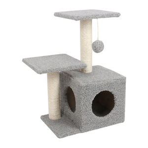 PetLike Eco Friendly Wooden <b>Cat</b> Tree Furniture Toys <b>Cat</b> <b>Scratching</b> <b>Posts</b> <b>for</b> <b>Cats</b> - Product Image 5