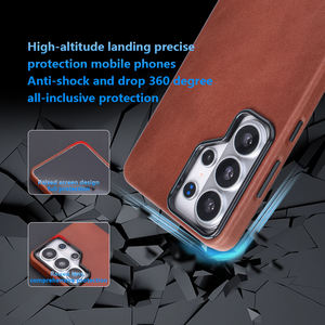 Funda de Cuero Genuino con Diseño de <span class=keywords><strong>Alta</strong></span> <span class=keywords><strong>Gama</strong></span> para Teléfono Móvil <span class=keywords><strong>Samsung</strong></span> <span class=keywords><strong>Galaxy</strong></span> S26U - Product Image 3