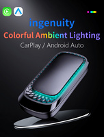Wooboobox 2 In1 Carplay Adaptateur Auto Filaire vers Sans Fil Car Play AI Box Connexion Facile et Rapide pour Volvo Benz Mg Kia Chery VW