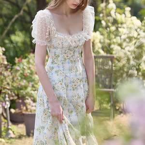 <span class=keywords><strong>Vestido</strong></span> de Moda Personalizado para Mujer, de Alta Calidad, con Tirantes, Sexy, Casual, Estampado, sin Mangas, Estilo <span class=keywords><strong>Princesa</strong></span>, de Lujo, con Malla - Product Image 3