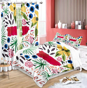 Ensemble <span class=keywords><strong>de</strong></span> literie 3 pièces avec drapeau <span class=keywords><strong>de</strong></span> Porto Rico, pour garçons, filles et adolescents, moderne, en microfibre douce, décoration <span class=keywords><strong>de</strong></span> chambre - Product Image 4