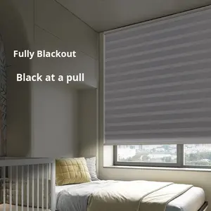 <span class=keywords><strong>Rideaux</strong></span> de chambre à coucher occultants en polyester, nouveau modèle 2025, pour fenêtre, <span class=keywords><strong>baie</strong></span> <span class=keywords><strong>vitrée</strong></span>, pare-soleil, stores sans perçage, stores à enrouleur à levage et glissement - Product Image 1