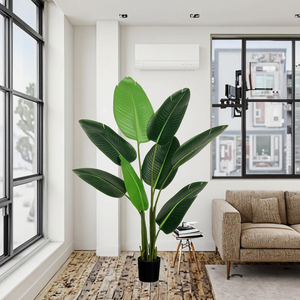 120CM 150CM 180CM Zusammen gebaute künstliche Bananen bäume Home Wohnzimmer Dekor Traveller's <span class=keywords><strong>Palm</strong></span> Plants - Product Image 4