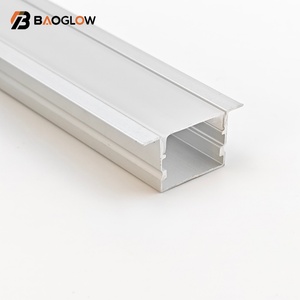 New 20*15 Modern Customized Led Extruded Low Profile Aluminum Frame Profile for Led <b>Lighting</b> Surface Mounted Celling Wall Floor - Product Image 4