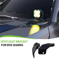 Support de fixation en alliage d'aluminium pour projecteur sportif pour BYD Shark 6, support de montage pour éclairage de travail LED sur capot, accessoire de modification