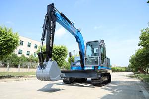 Excavadora eléctrica de orugas de 8 toneladas, máquina de excavación con batería de litio móvil de tierra, 24V, sin emisión - Product Image 2