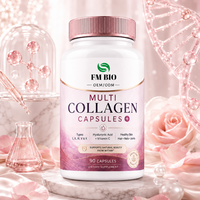 Capsules de collagène multiples HA Vitamine C Complément alimentaire quotidien pour la beauté et le bien-être de la peau, des cheveux, des ongles et des articulations